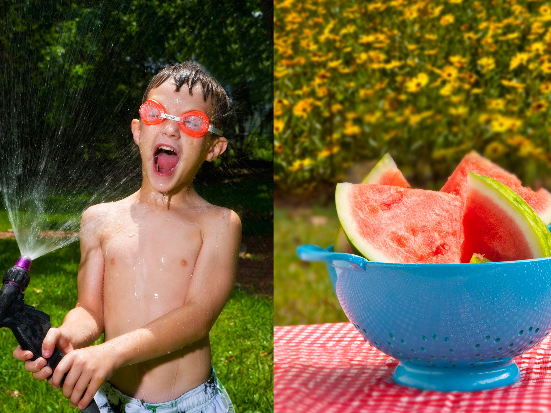 Lifestyle Photography | Boy In Summer & Watermelon