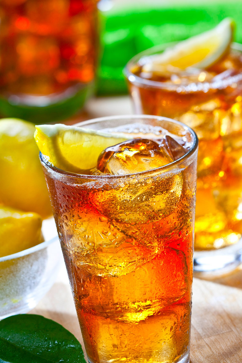 Beverage Photography | IceTea with lemon