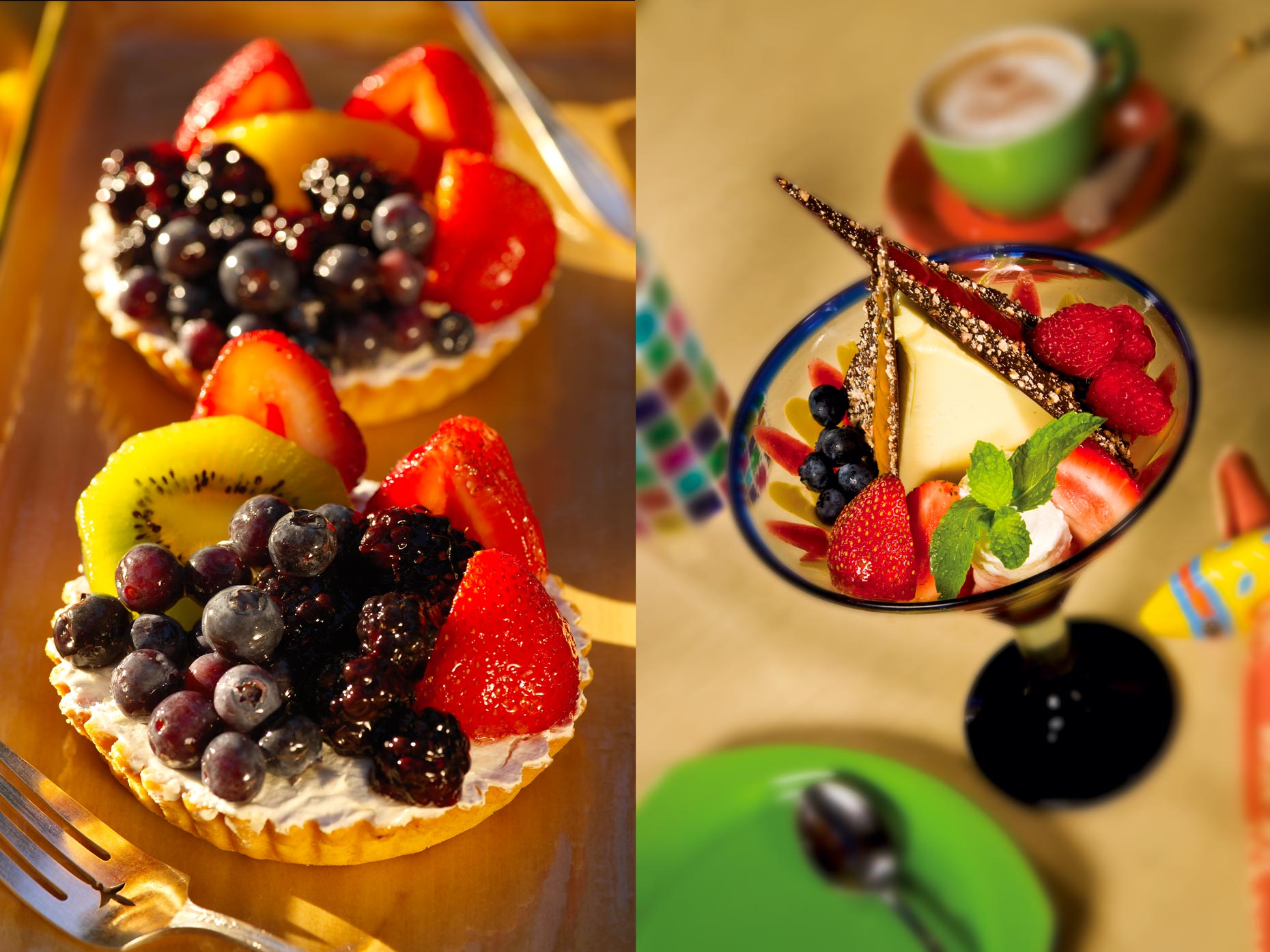 Dessert Photography | Dessert with Berries 