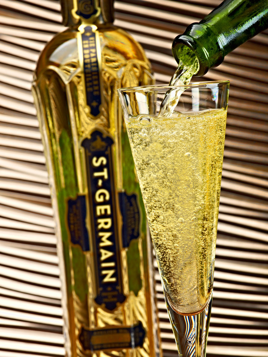 Beverage Photography | St Germain Pour