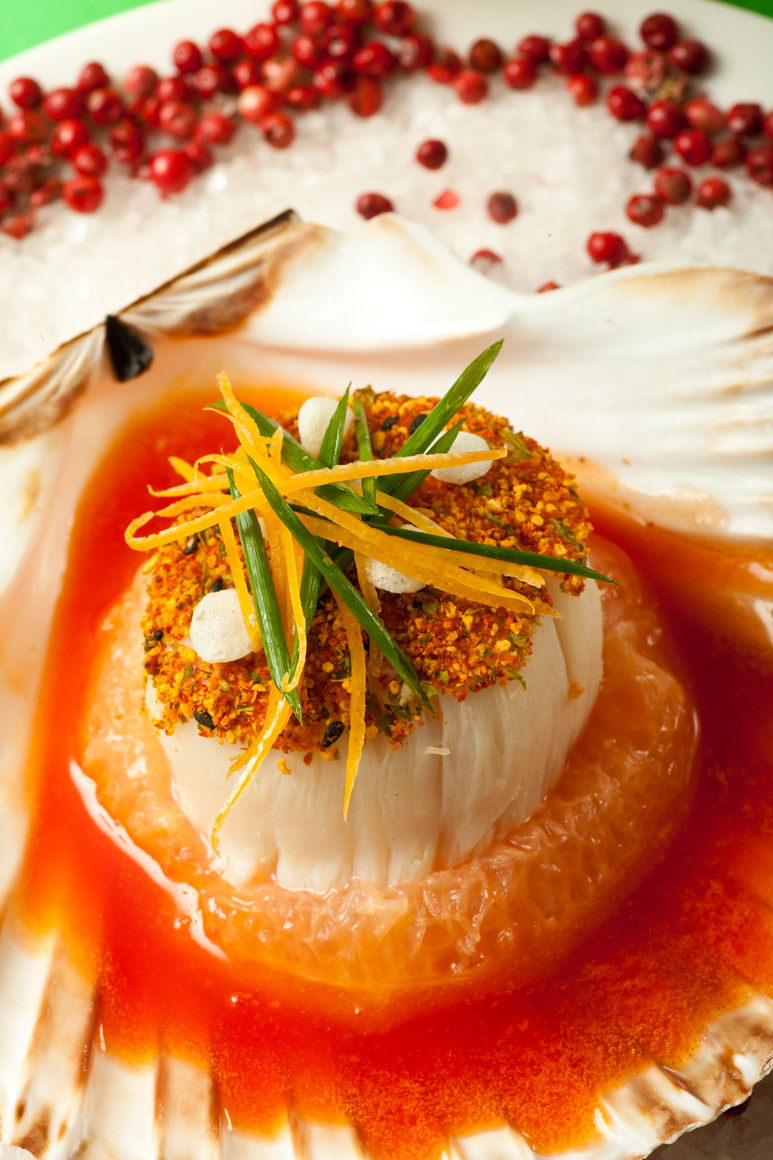 Food Photography | Scallop with Grapefruit