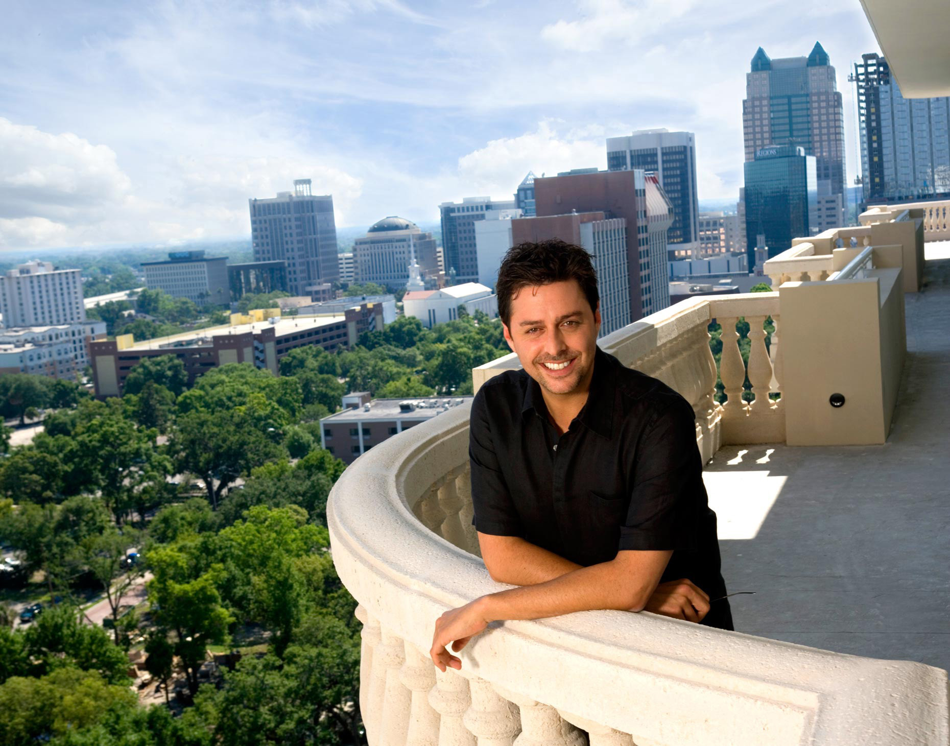 Lifestyle Photogrpaher | Man in High Rise Building Orlando Florida