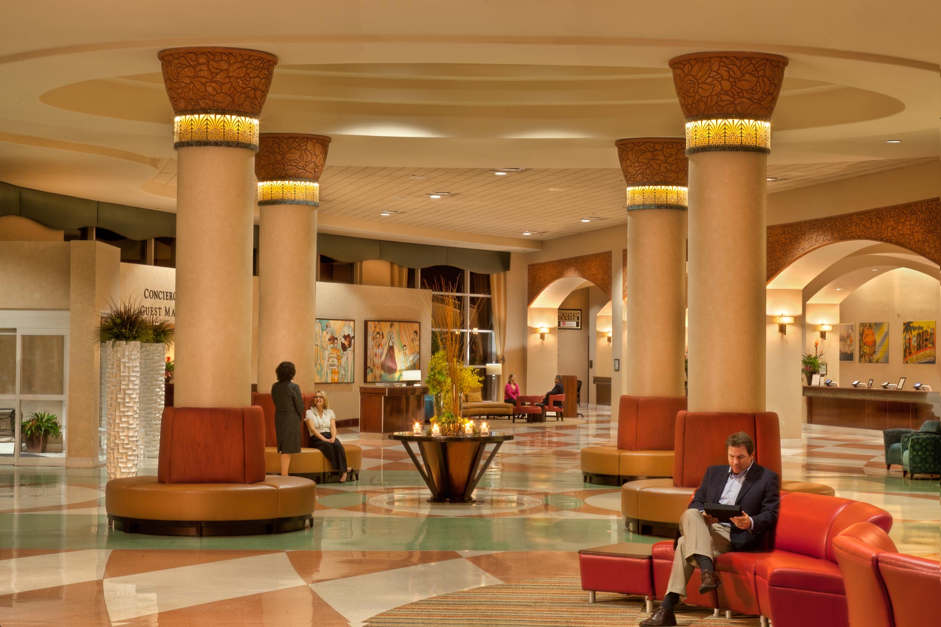  Hotel & Resort Photography | Rosen Center Hotel Lobby Orlando