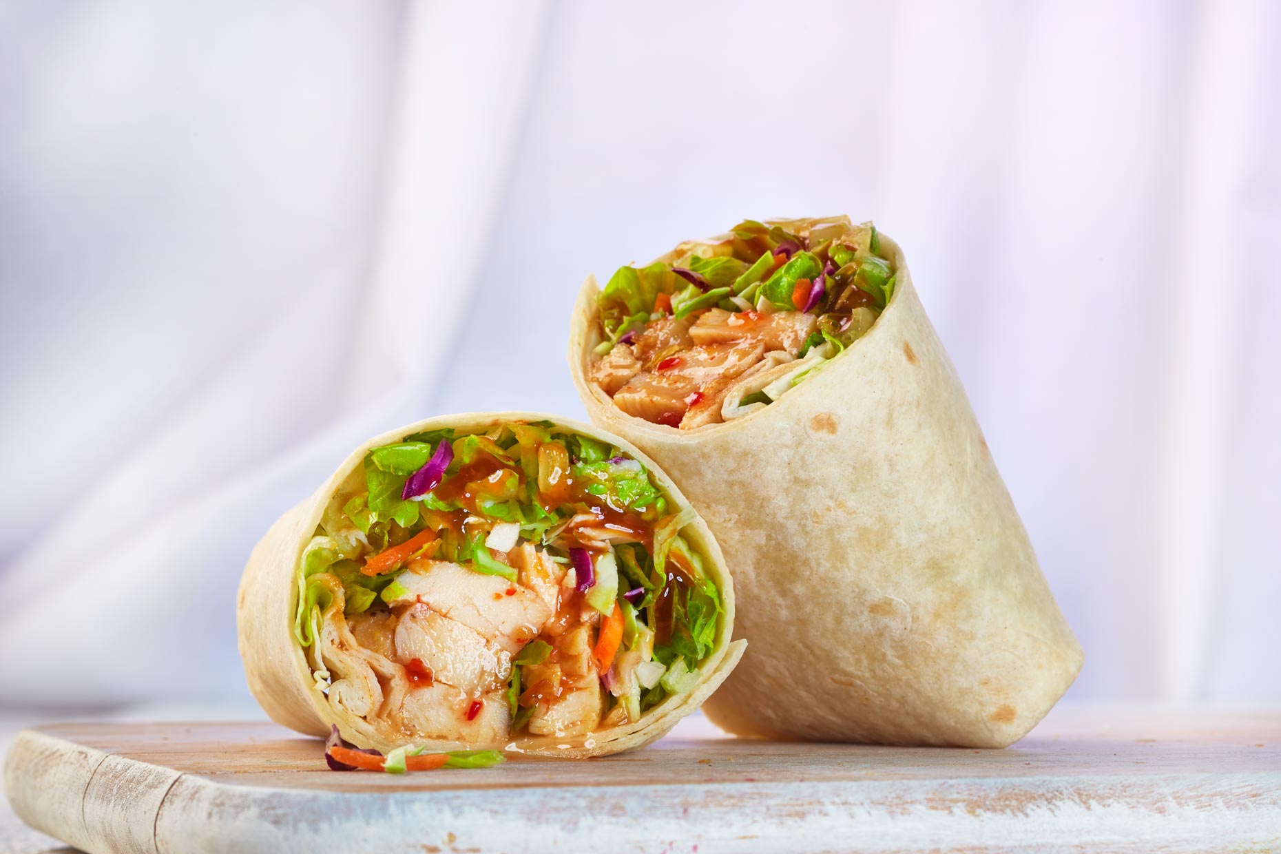 Food Photography | Earl Of Sandwich Spicy Chicken Wrap