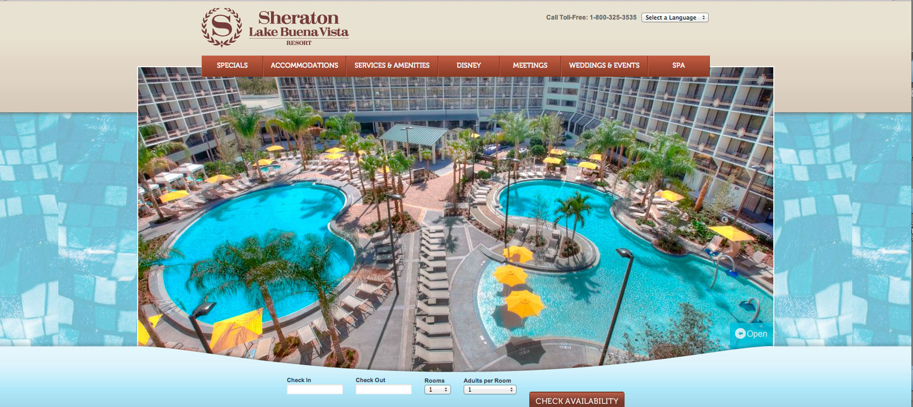 Sheraton Hotel Pool Orlando 