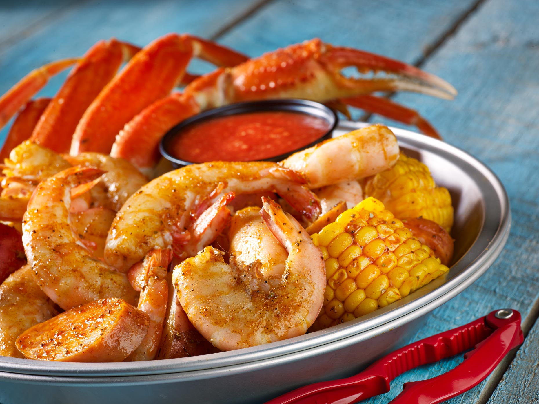 Food Photography | Shrimp, Crab & Corn