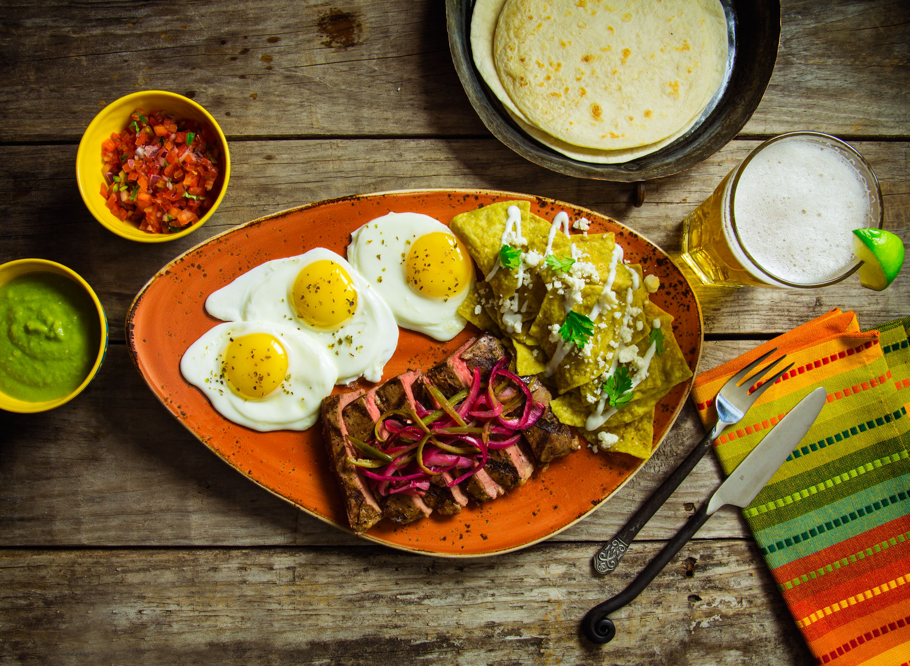 Food Photography | Mexican Steak and Egg Breakfast